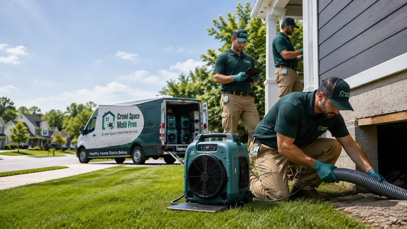 Crawl Space Mold Removal in Lucas, KY